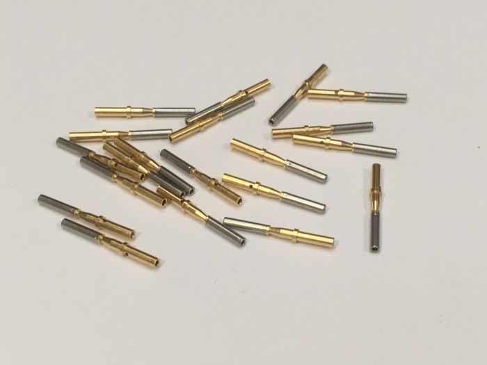 how to use Noisy circuit Crimp Connector Pins 1.2mm - 2 x 22mm OAL - Pack of 20